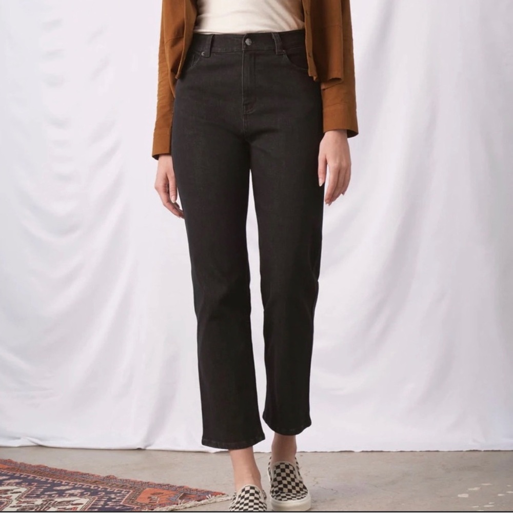 United By Blue Organic Slim Straight Jean Black